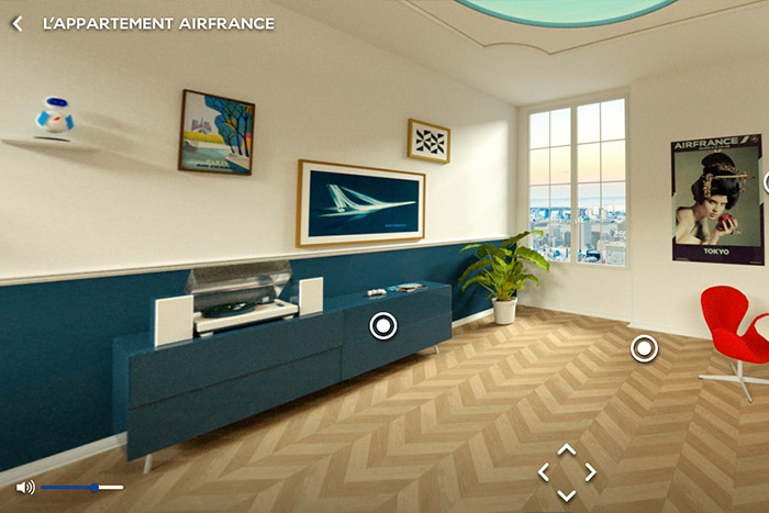 salon virtuel 3D avec Unity